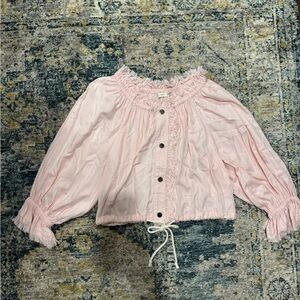 Ramy Brook Light Pink Blouse